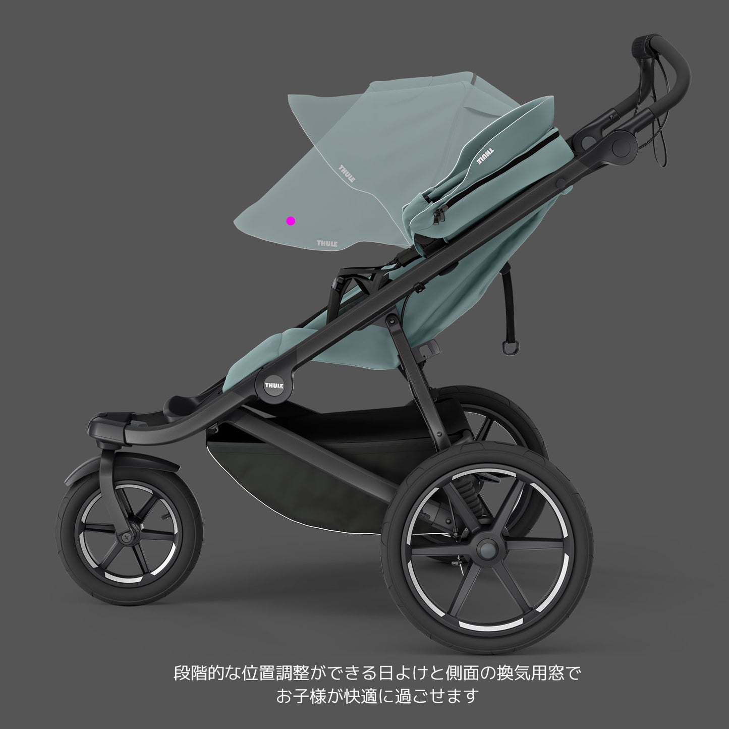 【Mid Blue ご予約】Thule Urban Glide 3(スーリー アーバングライド3)ジョギングベビーカー