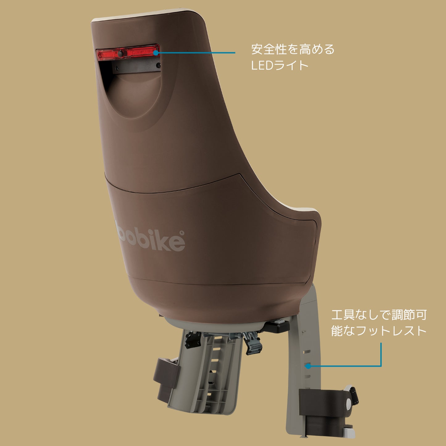 Bobike Exclusive Maxi Plus Carrier Mount(LED)(LED付 ボバイク・エクスクルーシブ・マキシ・プラス・キャリアマウント)のコピー