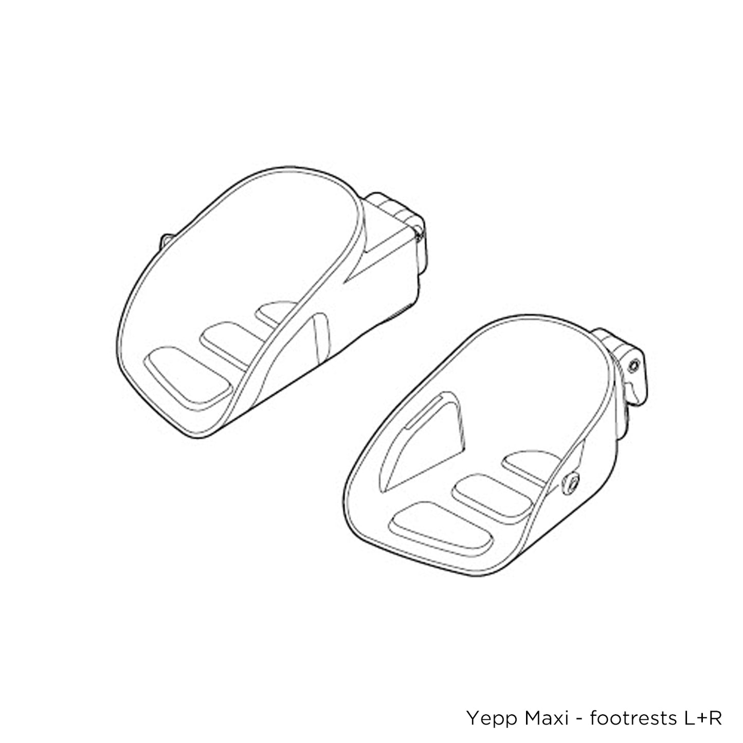 Thule Yepp Footrest -- Mini.Maxi