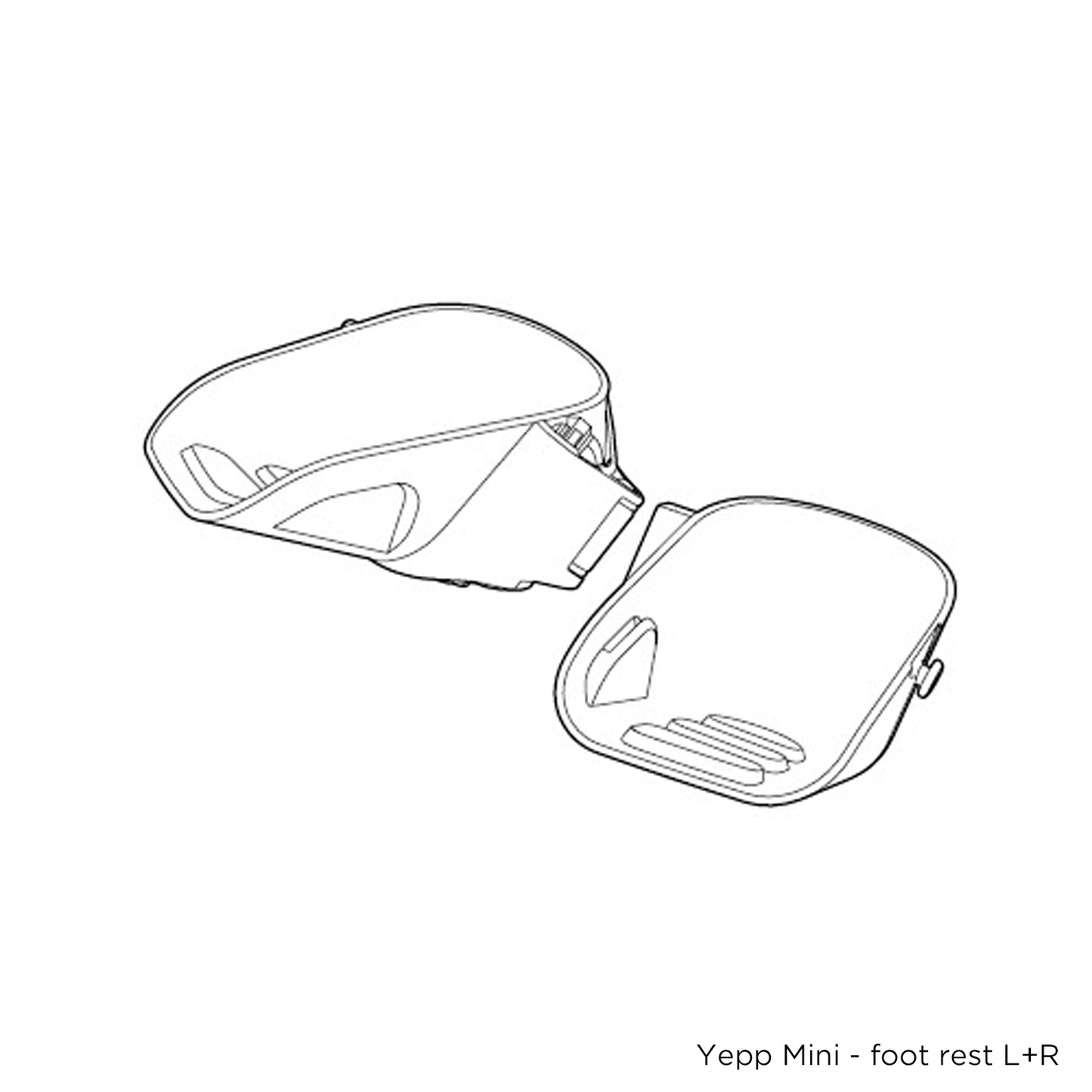 Thule Yepp Footrest -- Mini.Maxi
