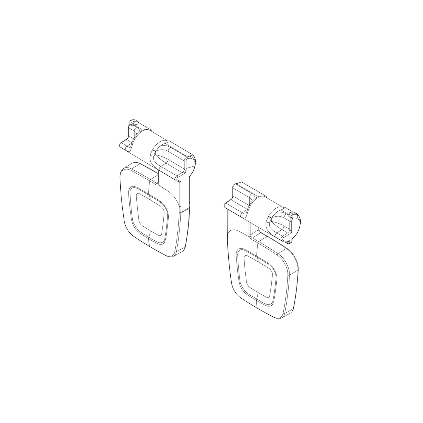 Thule Yepp 2 Maxi Foot Support【 Footrest lever - Thule Yepp Nexxt maxi, Yepp 2 maxi 1500052957もセットで送付】