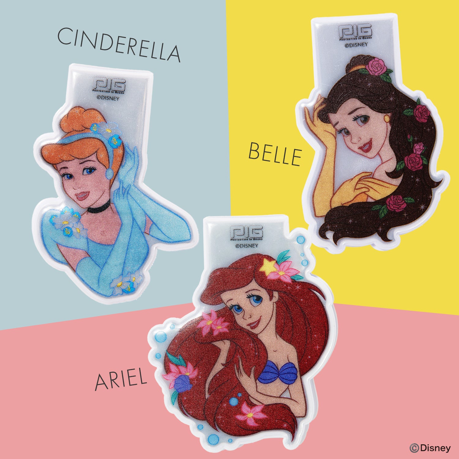 PIG] DISNEY デザイン MAGNET REFLECTOR ディズニー マグネット