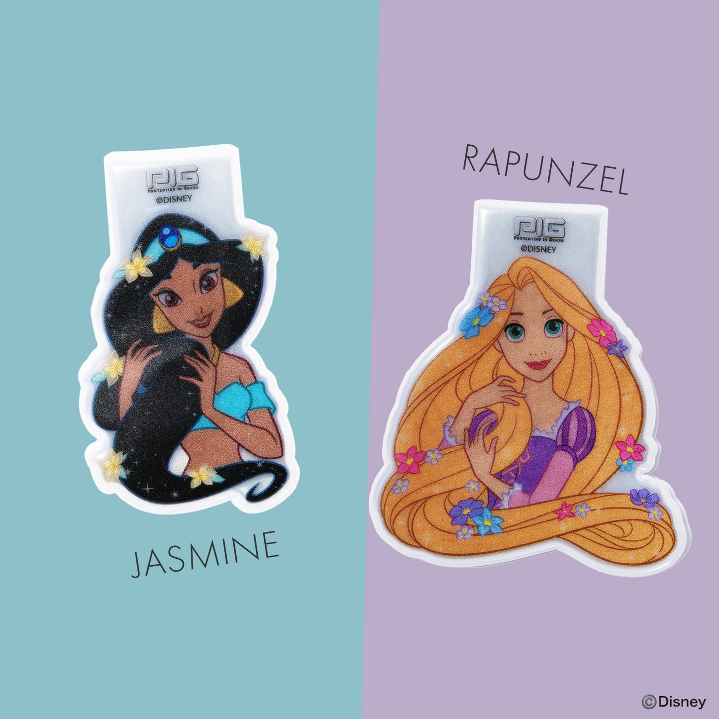 [PIG] DISNEY デザイン MAGNET REFLECTOR  ディズニー マグネットリフレクター / プリンセス