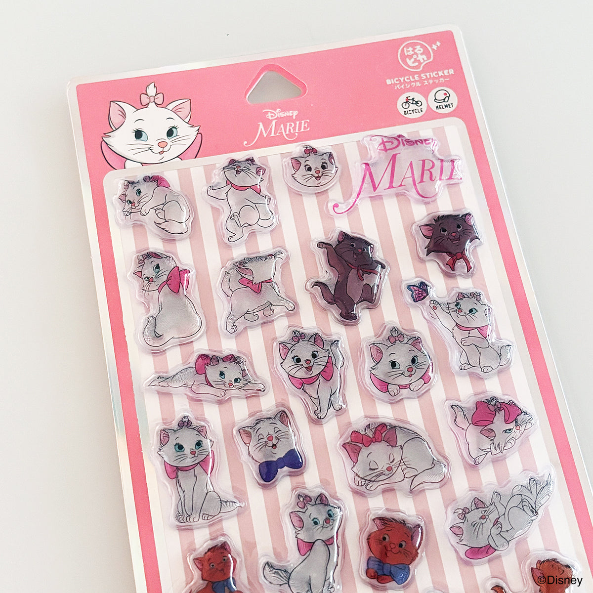 【9月25日発売開始 予約受付中】[PIG] Disney Design ディズニー デザイン 「はるピカ」バイシクルステッカー 自転車用 反射ステッカー おしゃれキャットマリー