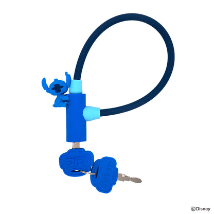 [PIG]Disney デザイン WIRE LOCK ディズニー ワイヤーロック スティッチ 600mm/300mm