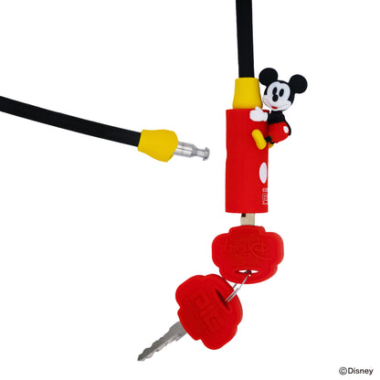 [PIG]Disney デザイン WIRE LOCK ディズニー ワイヤーロック ミッキーマウス 600mm/300mm
