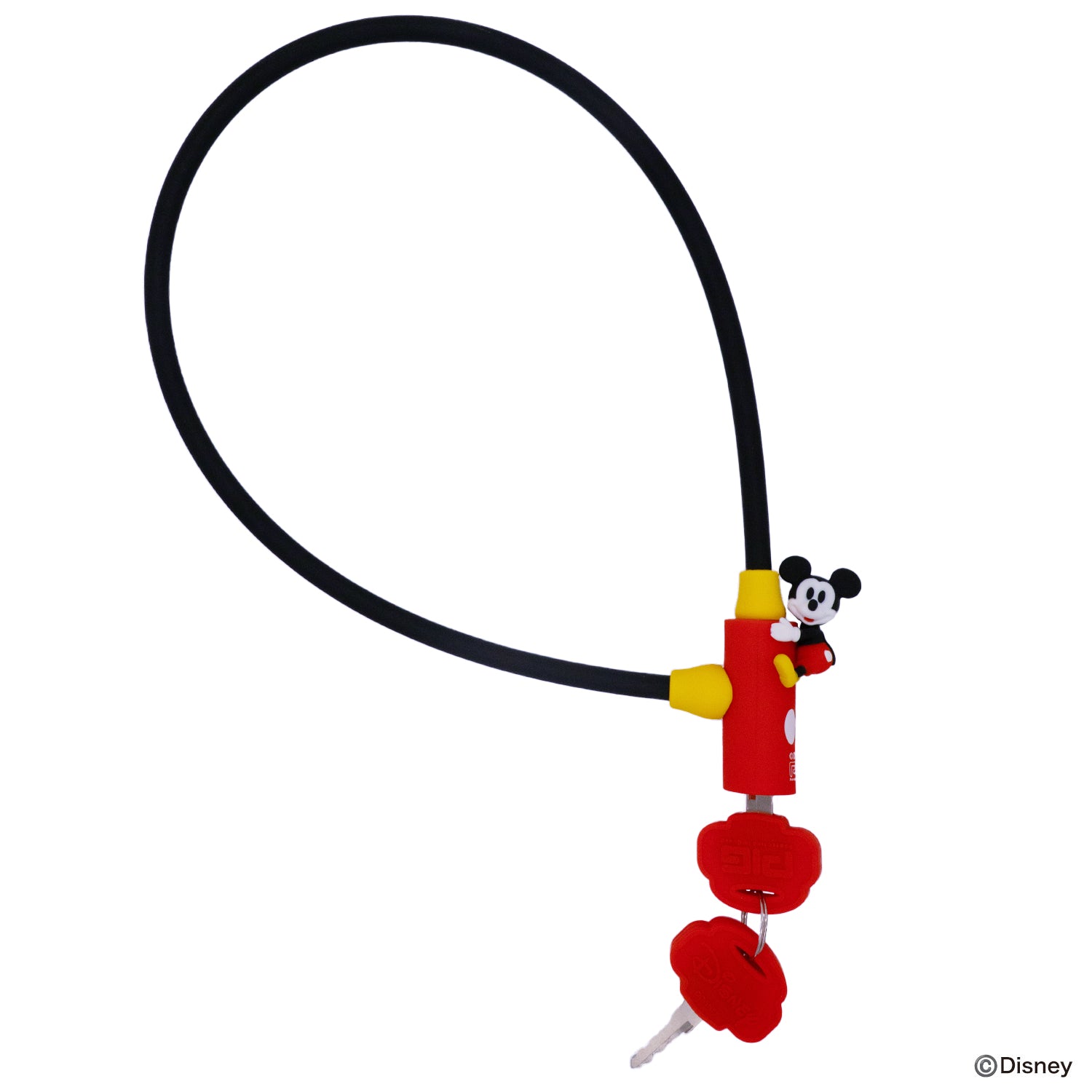 PIG]Disney デザイン WIRE LOCK ディズニー ワイヤーロック ミッキー