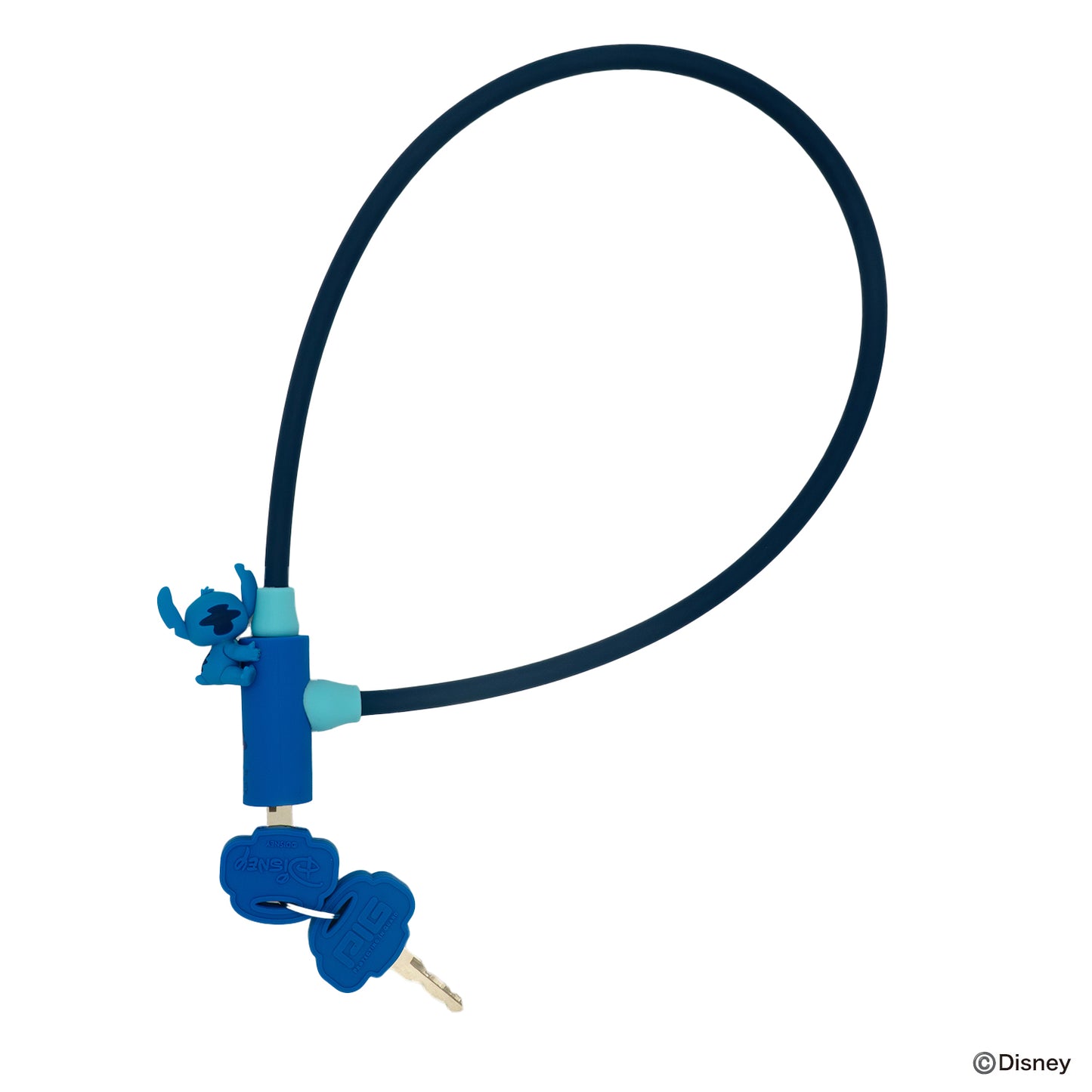 [PIG]Disney デザイン WIRE LOCK ディズニー ワイヤーロック スティッチ 600mm/300mm