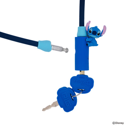 [PIG]Disney デザイン WIRE LOCK ディズニー ワイヤーロック スティッチ 600mm/300mm