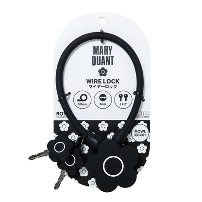 [PIG] MARY QUANT デザイン WIRE LOCK  マリークワント ワイヤーロック 600mm/300mm