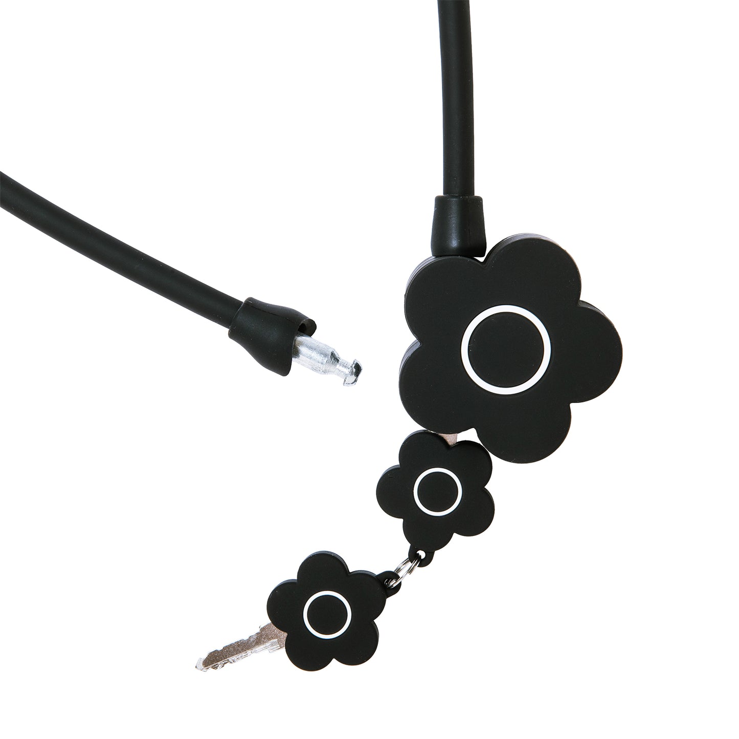 [PIG] MARY QUANT デザイン WIRE LOCK  マリークワント ワイヤーロック 600mm/300mm
