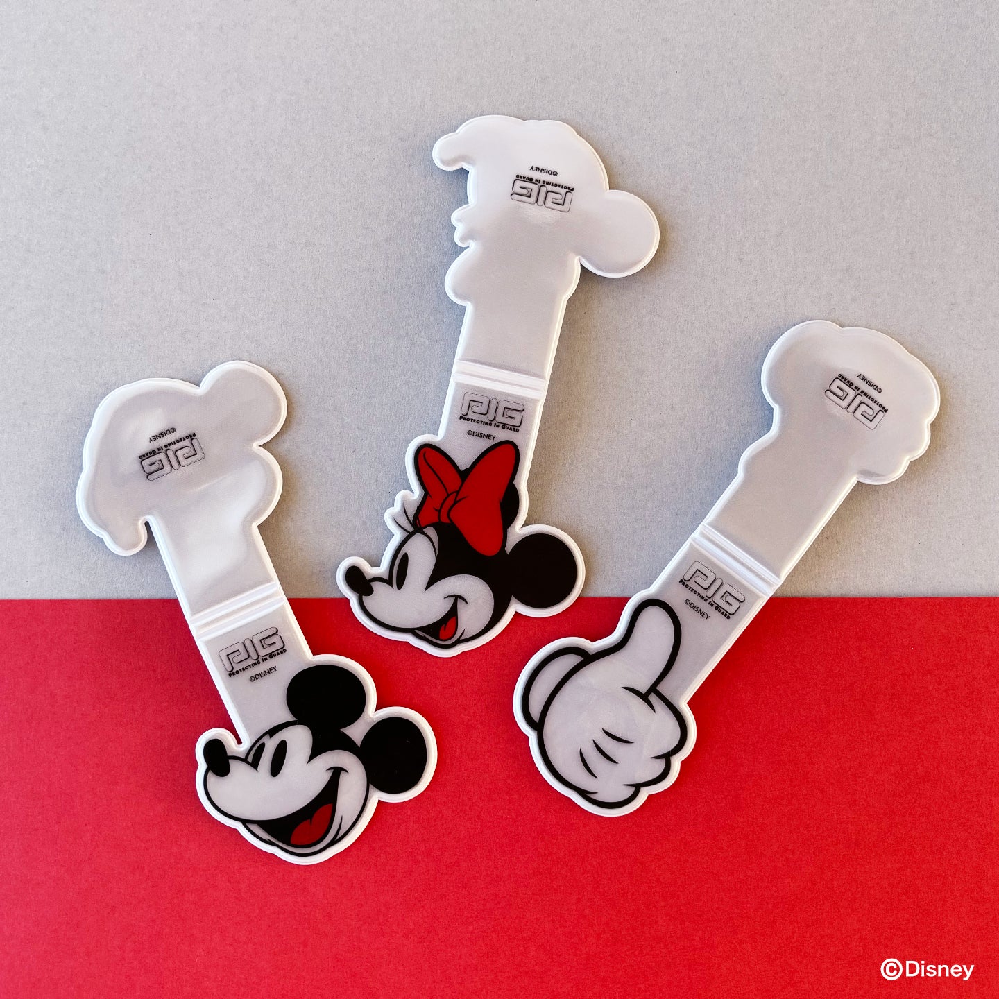 [PIG] DISNEY デザイン MAGNET REFLECTOR  ディズニー マグネットリフレクター / ミッキーフレンズ