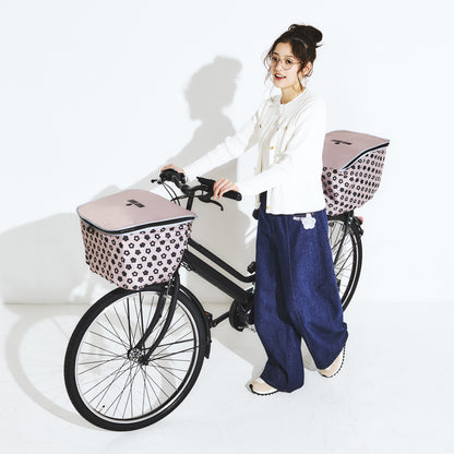 [PIG] MARY QUANT デザイン BASKET COVER マリークワント 自転車用 バスケットカバー (前用ワイドサイズ)