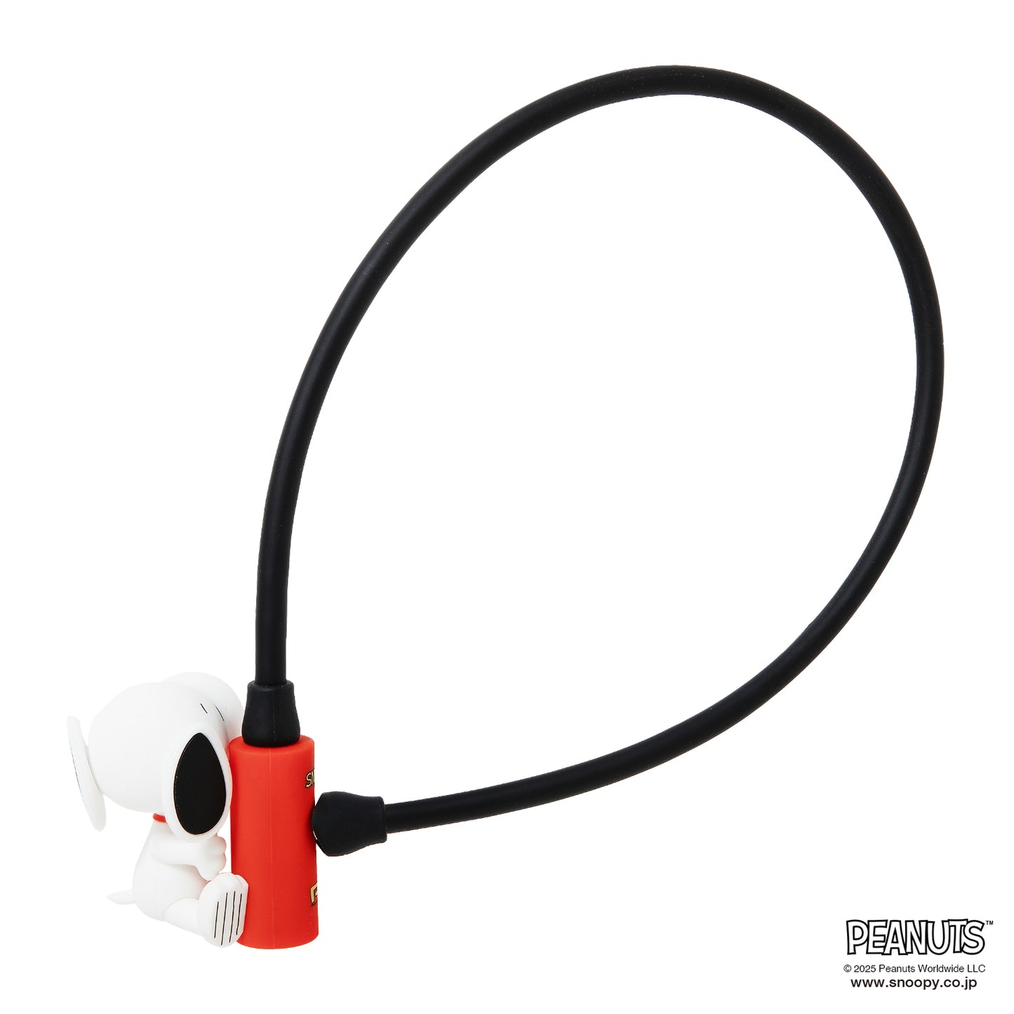 [PIG] PEANUTS デザイン WIRE LOCK  ワイヤーロック（スヌーピー、ウッドストックのマスコット付）