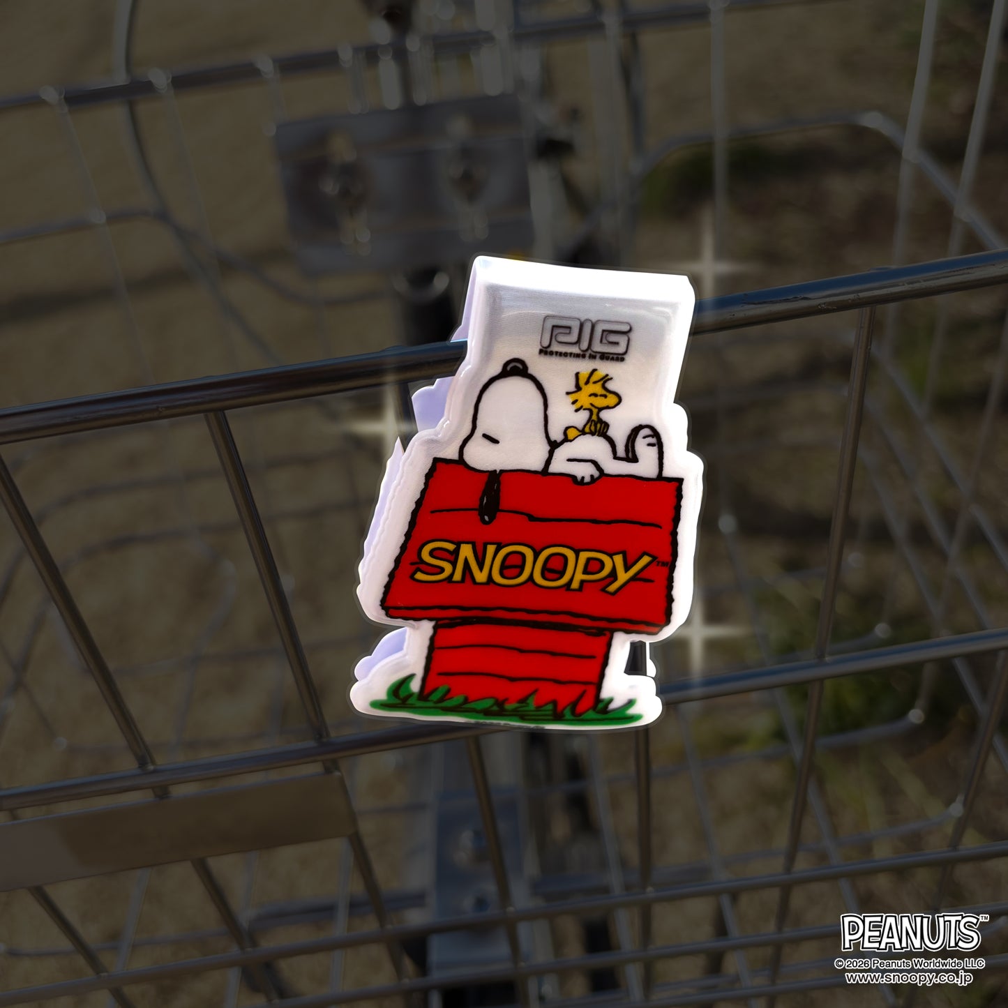 [PIG]ピーナッツ マグネットリフレクター | PEANURS MAGNET REFLECTOR（スヌーピーハウス）