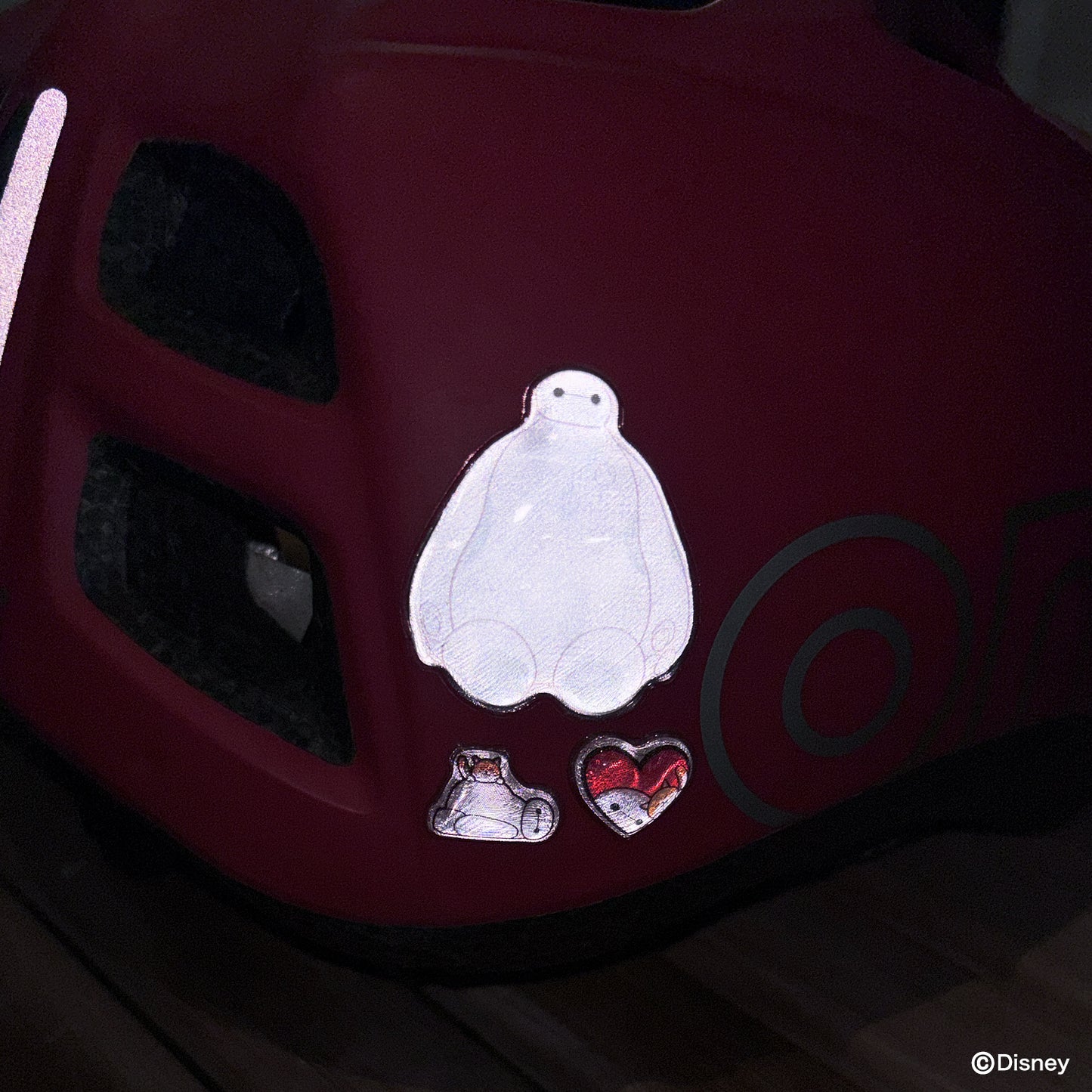 [PIG] Disney Design ディズニー デザイン 「はるピカ」バイシクルステッカー 自転車用 反射ステッカー スティッチ