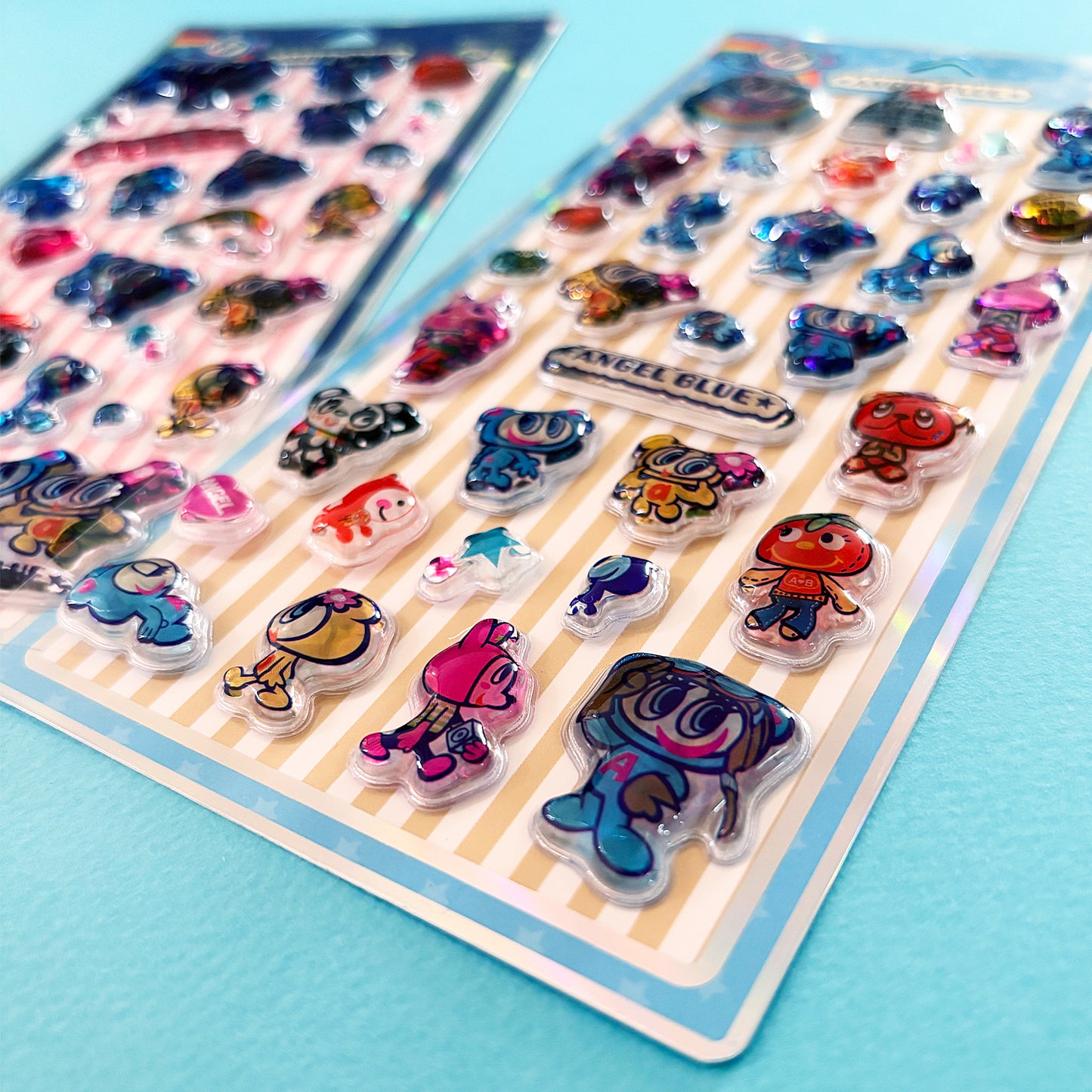 【 8月1日発売開始 予約受付中】[PIG] NARUMIYA Characters Design ナルミヤキャラクターズ デザイン 「はるピカ」バイシクルステッカー エンジェルブルー1 ナカムラくん