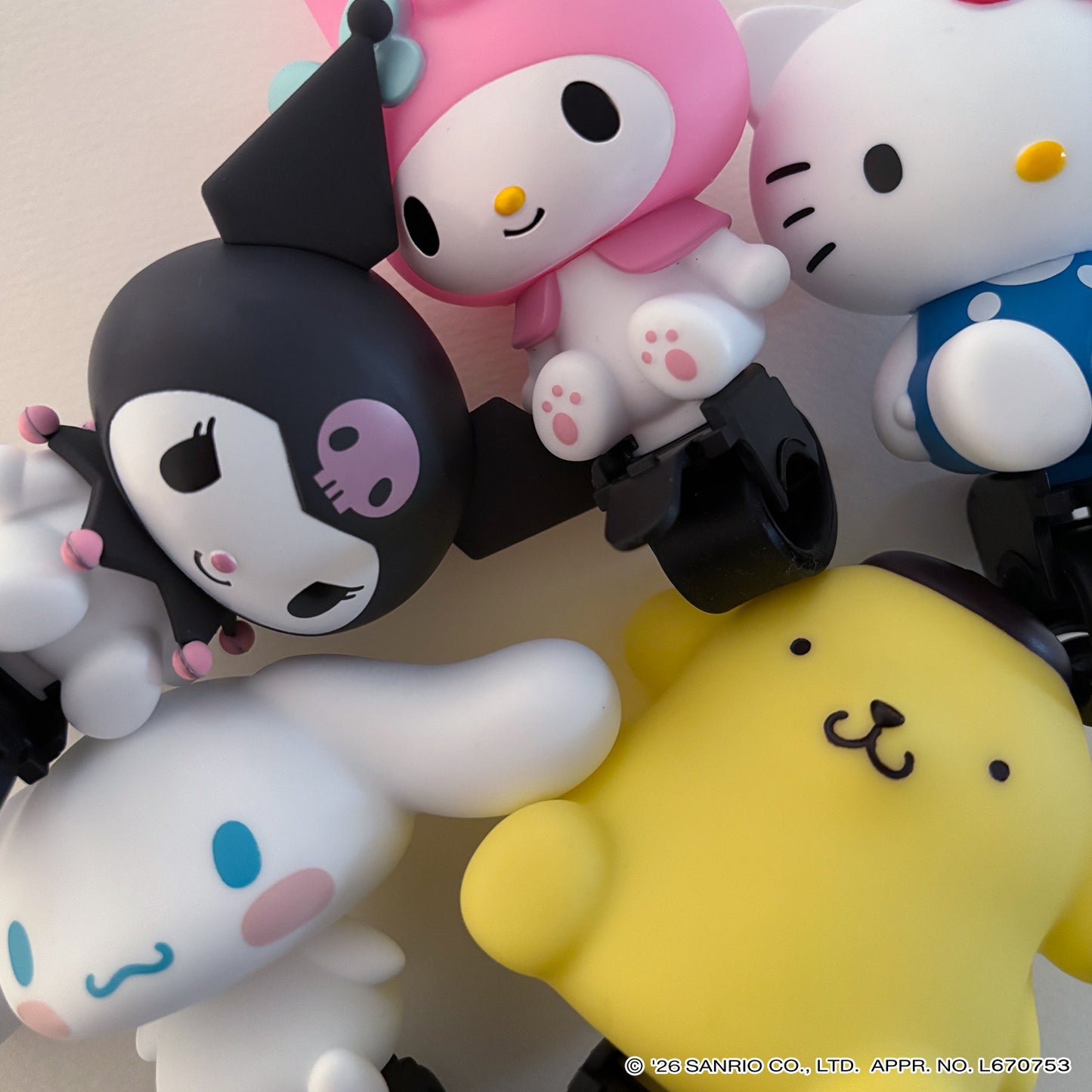 [PIG]Sanrio デザイン BIKE HORN  バイクホーン（サイクルホーン）クロミ