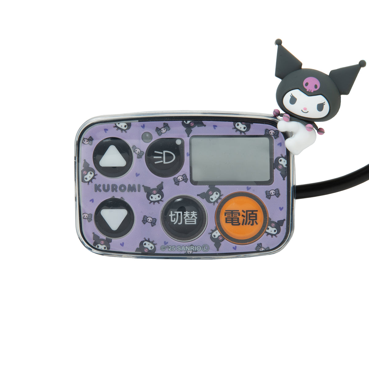 [PIG] SANRIO デザイン 3Dシリコン 電動アシスト自転車スイッチカバー （クロミ）