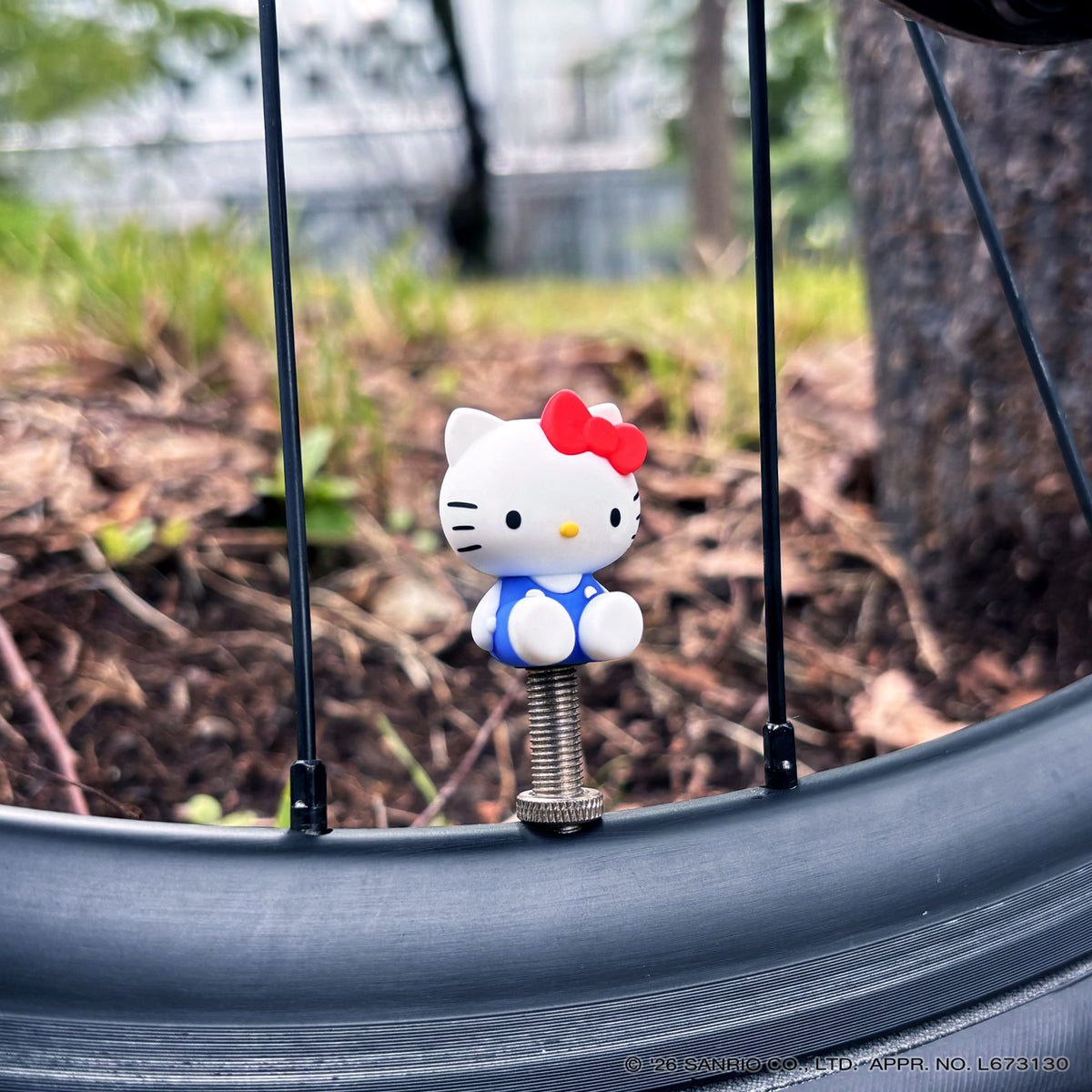 [PIG]Sanrio デザイン BICYCLE VALVE CAP（バルブキャップ）自転車用 バルブキャップ ハローキティ