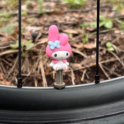 [PIG]Sanrio デザイン BICYCLE VALVE CAP（バルブキャップ）自転車用 バルブキャップ マイメロディ