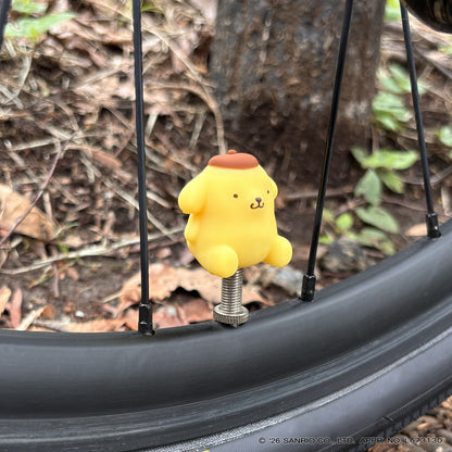 [PIG]Sanrio デザイン BICYCLE VALVE CAP（バルブキャップ）自転車用 バルブキャップ ポムポムプリン