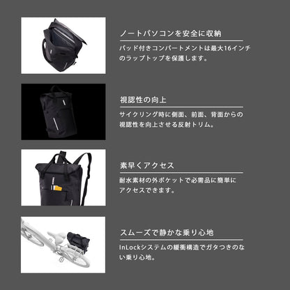 Thule Shield Backpack InLock対応バックパック型バイクパニア 23L