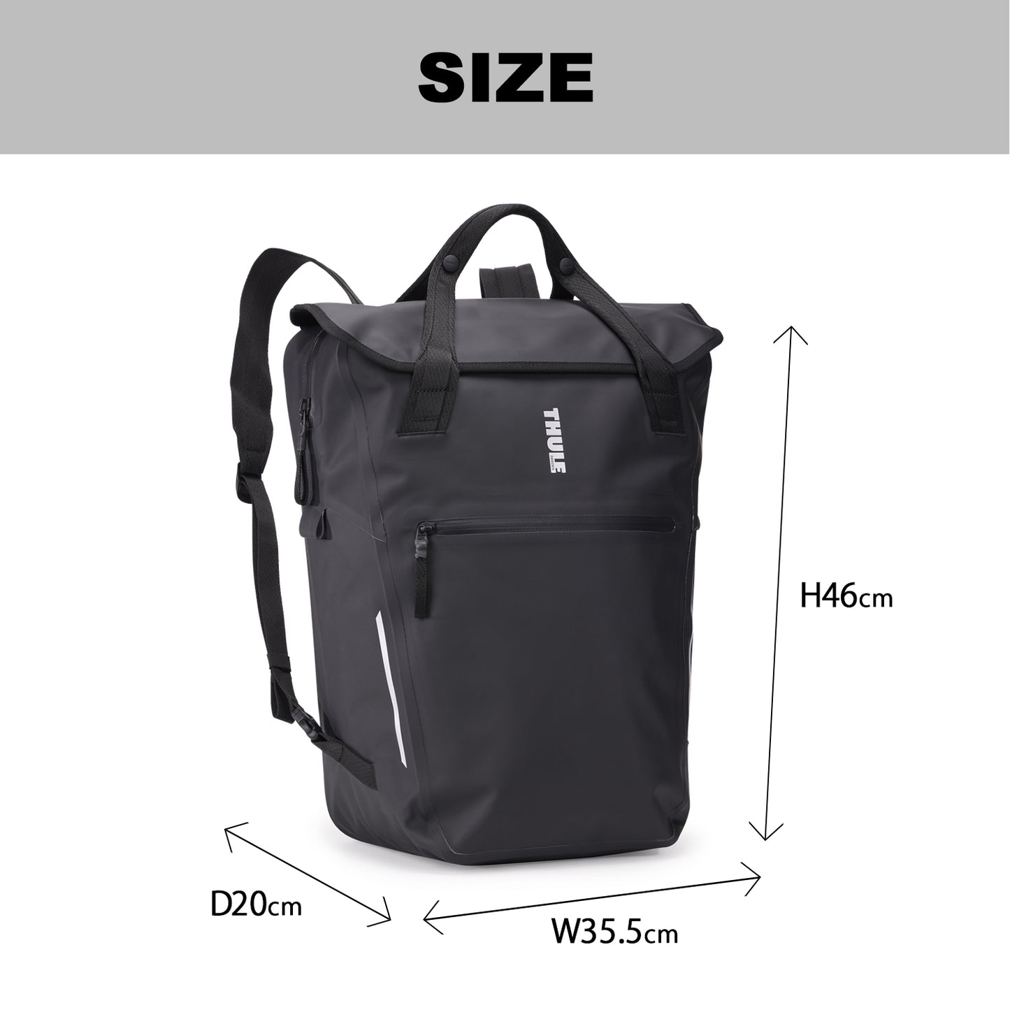 Thule Shield Backpack InLock対応バックパック型バイクパニア 23L
