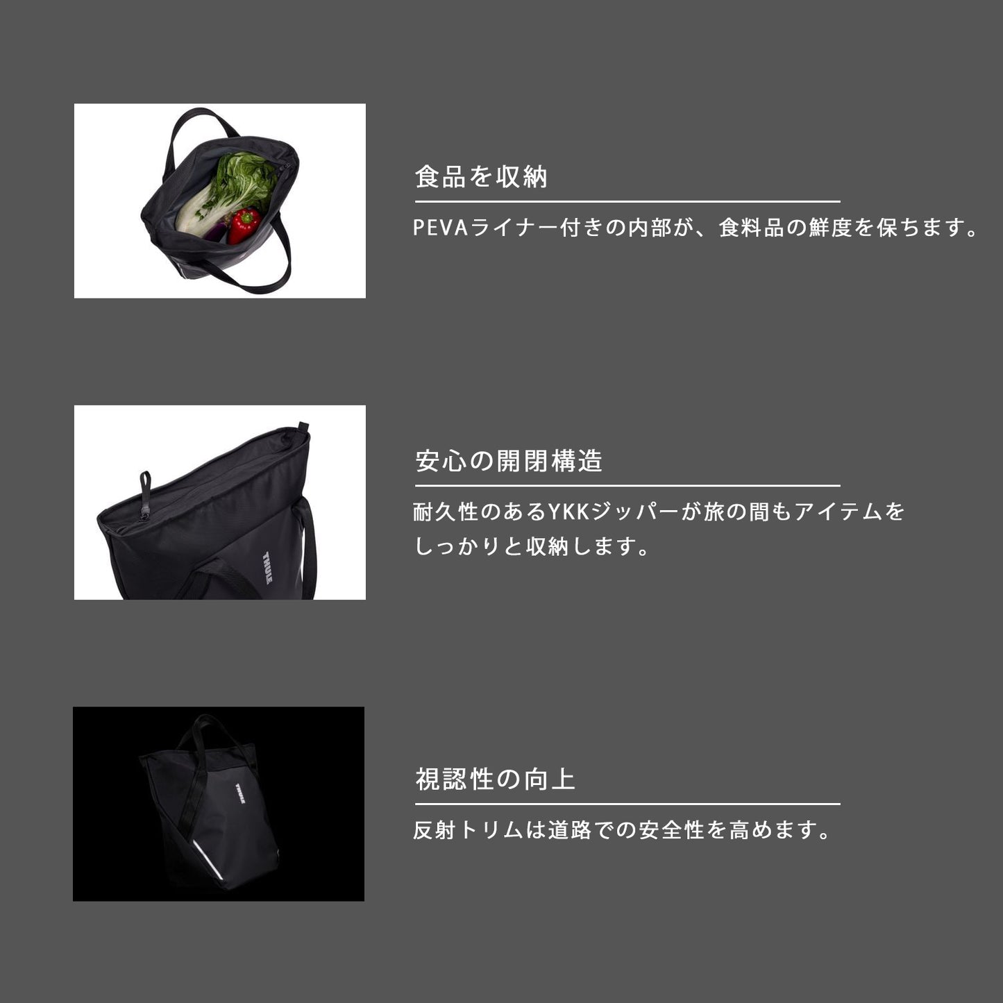 Thule Chasm Tote InLock対応自転車用トートバッグ 25L