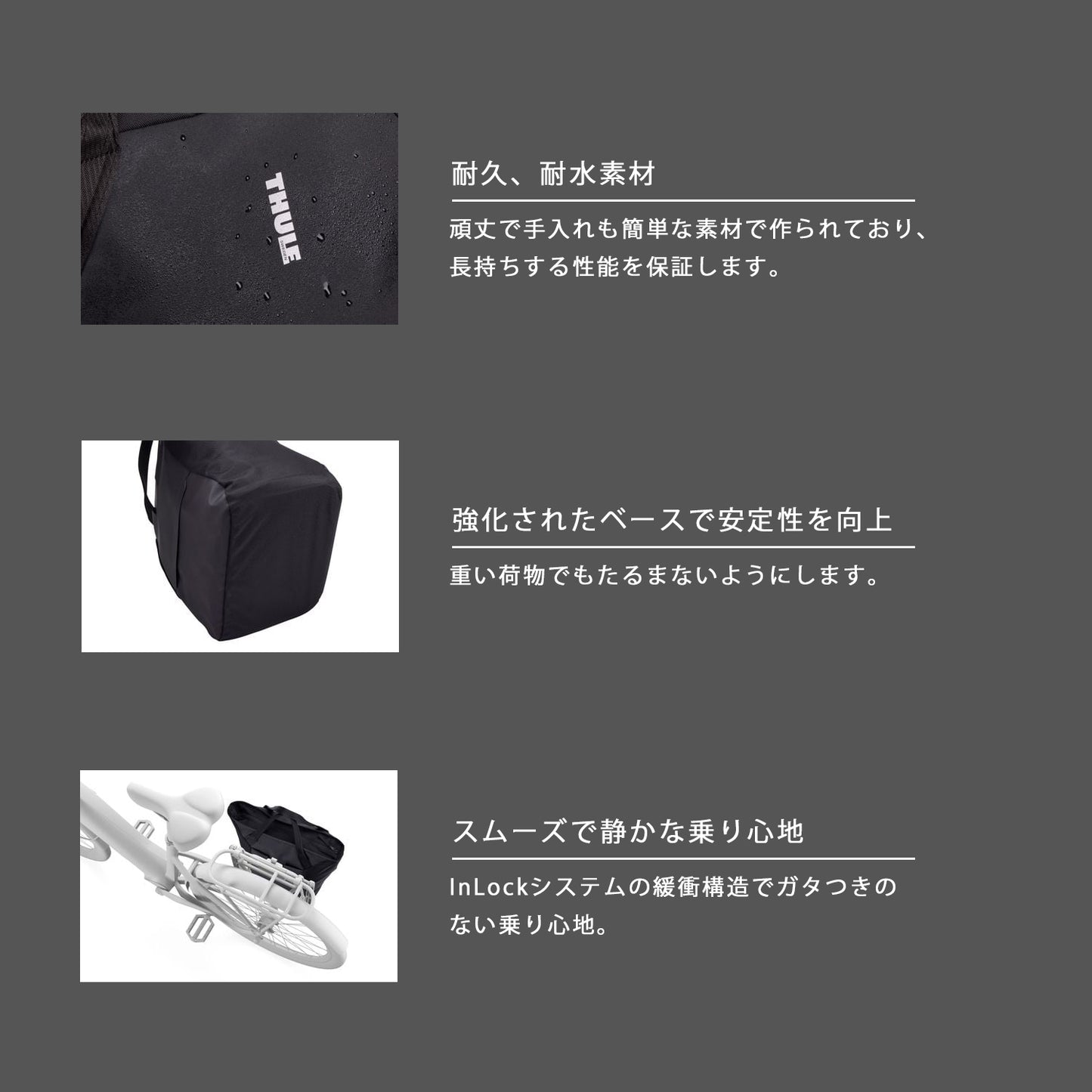 Thule Chasm Tote InLock対応自転車用トートバッグ 25L