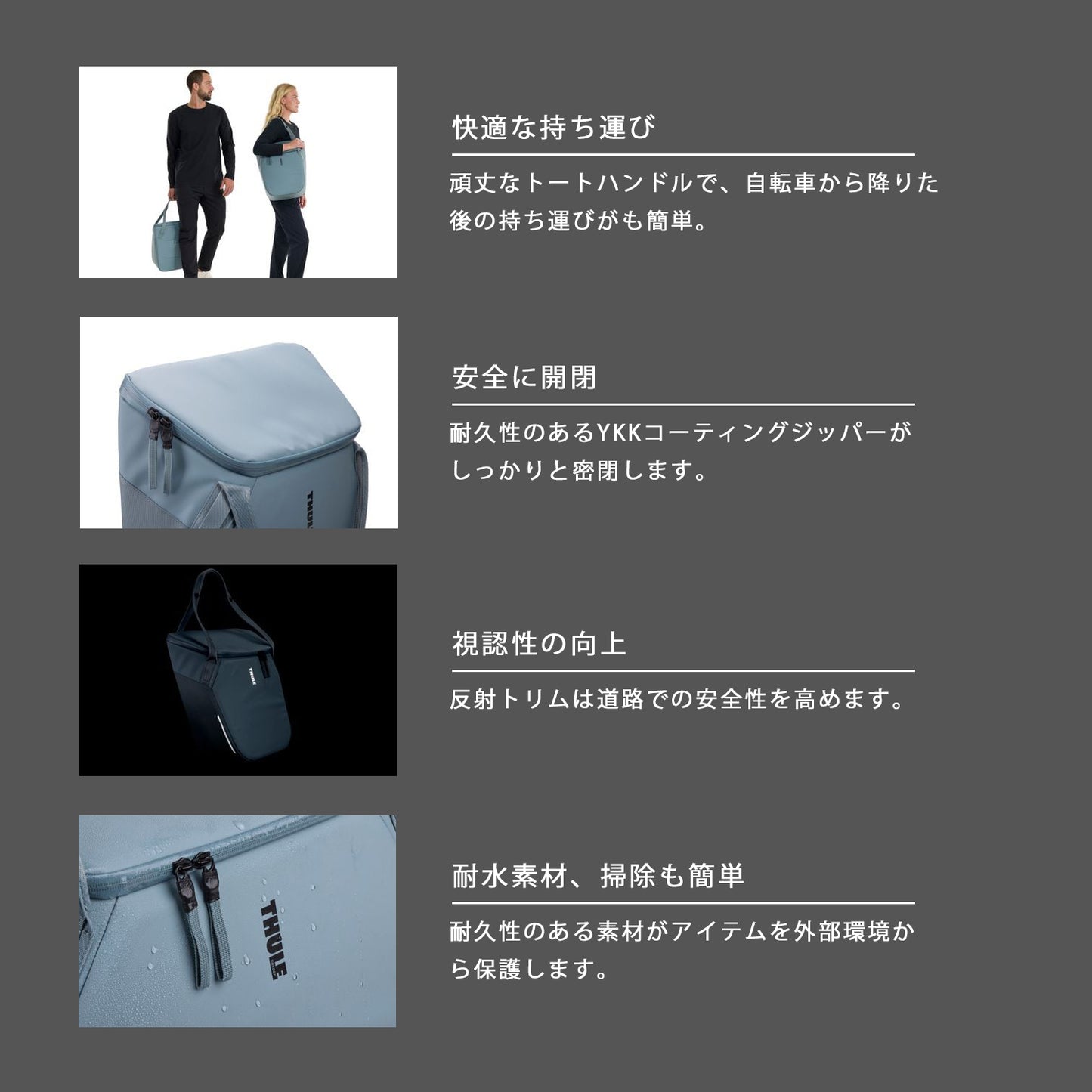 Thule Chasm Cooler InLock対応自転車用クーラーバッグ 21L