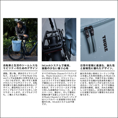 【オレンジ6月末予約受付中】Thule Chasm Cooler InLock対応自転車用クーラーバッグ 21L