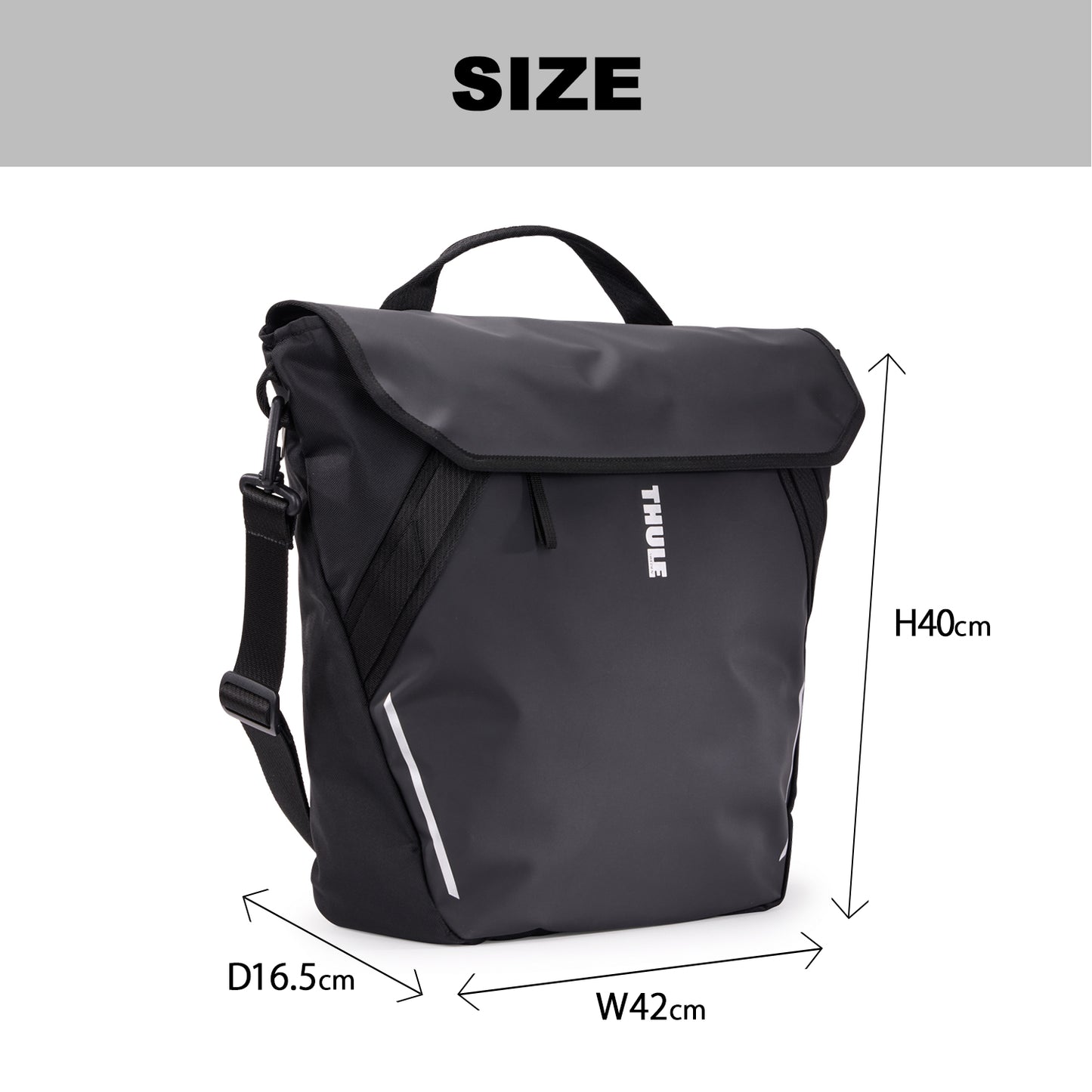 Thule Chasm Courier InLock対応自転車用メッセンジャーバッグ 22L