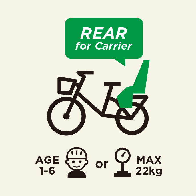 REAR SEATS CARRIER MOUNTED(後乗せ キャリア取付)