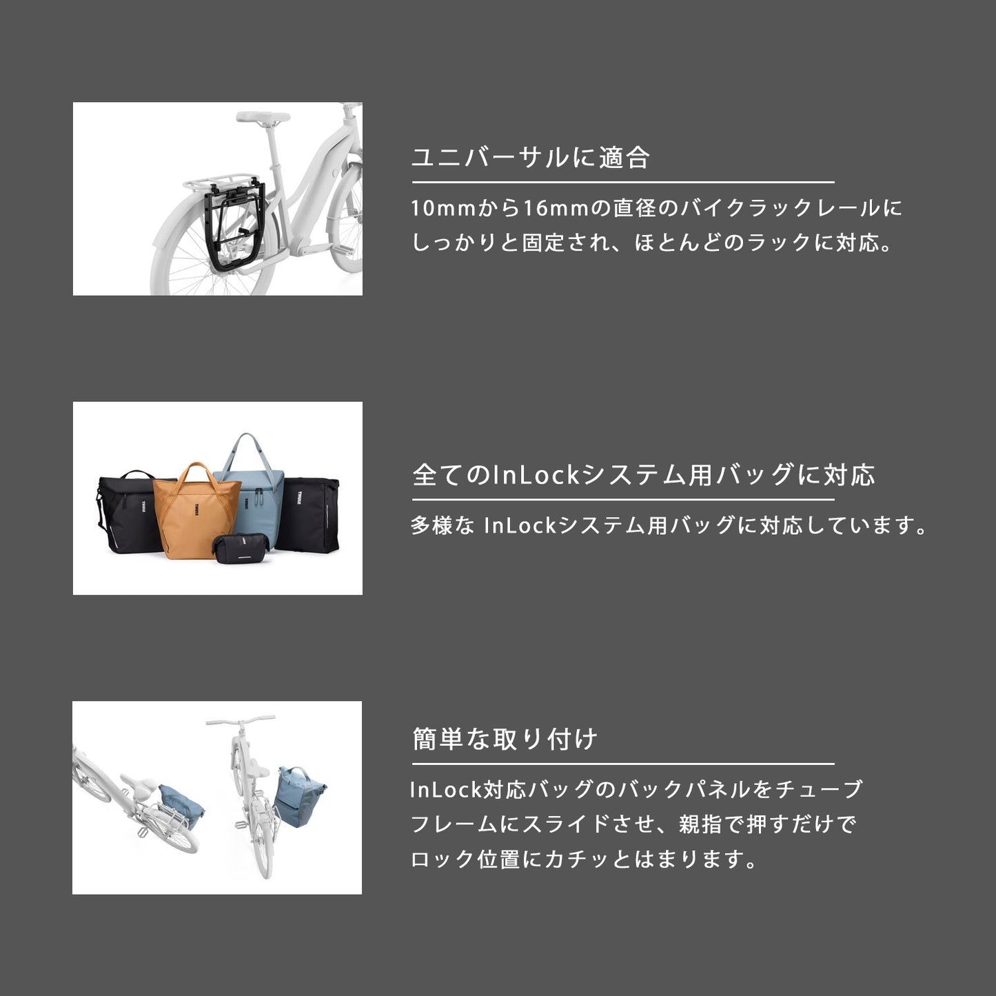 Thule InLock adapter set　スーリー インロック アダプターセット