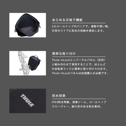 Thule Shield Pannier InLock対応サイドバッグ 22L