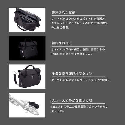 Thule Shield Attache InLock対応アタッシュ型バイクパニア 16インチ