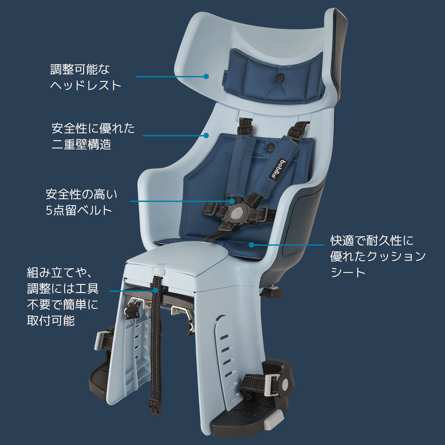 Bobike Exclusive Tour Plus : Carrier Mount（ボバイク・エクスクルーシブ・ツアー・プラス）