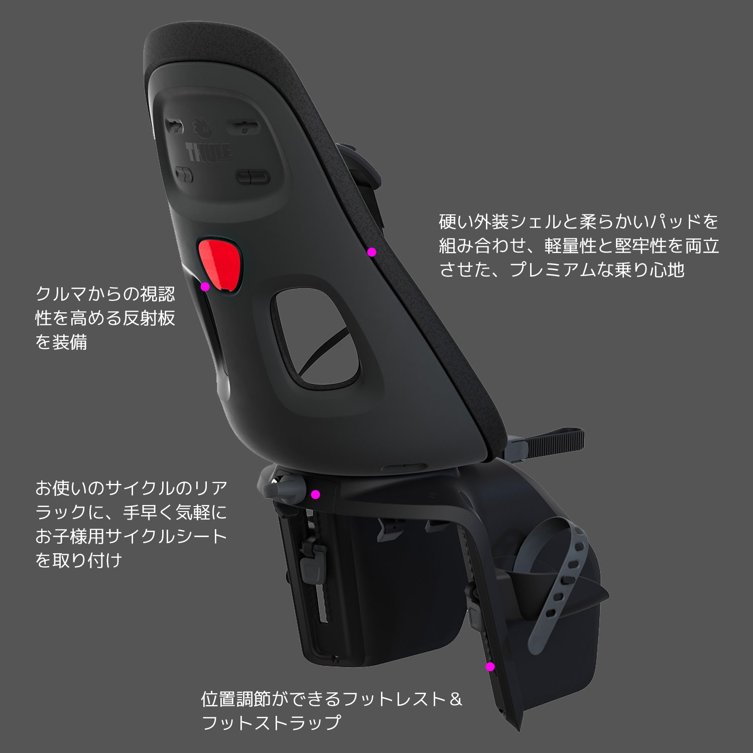 Thule Yepp Nexxt Maxi（スーリー・イエップ・ネクスト・マキシ） – Thule Yepp / Polisport / Bobike  公式オンラインストア ROSSI